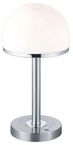 Φωτιστικό Επιτραπέζιο Led Berlin 350Lm 39x19cm Nickel Mat-White 527590107 Trio Lighting Metal, Glass