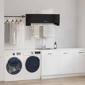 vidaXL Ντουλάπι Μαύρη Οξυά 100 x 32,5 x 35 cm Επεξεργασμένο ξύλο