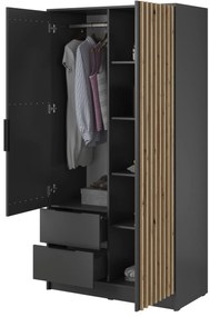 Ντουλάπα Nolan Δίφυλλη-Grafitis