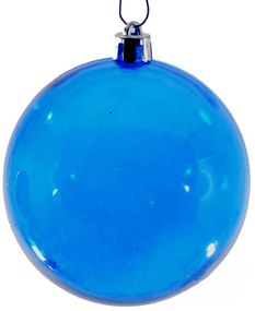 Χριστουγεννιάτικη μπάλα Μπλέ 10cm 236985