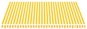 Τεντόπανο Ανταλλακτικό Κίτρινο / Λευκό 4,5 x 3,5 μ. - Κίτρινο