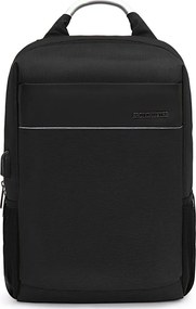 Arctic Hunter B00218-BK  Τσάντα Πλάτης, με θήκη laptop, αδιάβροχη, μαύρη