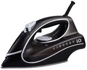 Iq Ηλεκτρικό Σίδερο Ei-863 Black 3100w Με Κεραμική Πλάκα Και Συνεχόμενη Παροχή 35g/min