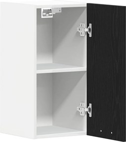 vidaXL Κρεμαστό Ντουλάπι Μαύρο Δρυς 30x31x60 εκ. από Τεχνητό Ξύλο