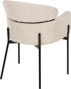 ΠΟΛΥΘΡΟΝΑ WOLF HM8583.02 ΕΚΡΟΥ ΥΦΑΣΜΑ ΜΠΟΥΚΛΕ ΜΕ ΜΕΤΑΛΛΙΚΑ ΠΟΔΙΑ 56x62x80Yεκ.