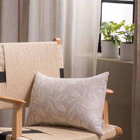 Μαξιλαροθήκη Διακοσμητική Padova 01 Ecru Teoran 30X50 Cotton-Polyester