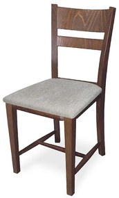 Καρέκλα Tomy με ύφασμα Καρυδί, 42x47x88 εκ., Genomax Genom1210002428