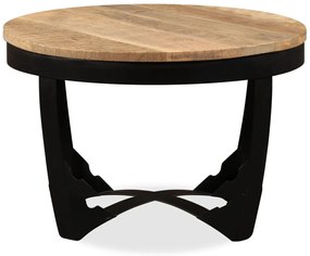 vidaXL Τραπεζάκι Σαλονιού 60 x 40 εκ. Μασίφ Ακατέργαστο Ξύλο Μάνγκο