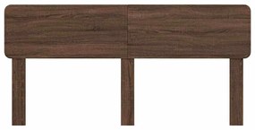 vidaXL Κεφαλάρι Καφέ δρυς 180 cm Επεξεργασμένο ξύλο