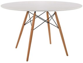 Τραπέζι Minimal HM8454.01 White Μέταλλο,Πολυπροπυλένιο