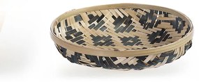 Πιάτο Hank Natural/Black d36x7 - Nef-Nef Homeware