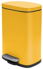 Κάδος Απορριμμάτων Μπάνιου (21.4x16.4x29.5) Spirella 5lt Akira Matte Saffron