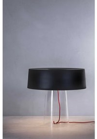 Επιτραπέζιο Φωτιστικό 1xG9 Dimmer Κρύσταλλο Γυαλί 36xΦ36cm Glam T1 Prandina -1474000112005-Μαύρο 1474000112005