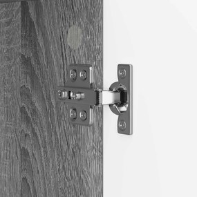 vidaXL Πλαϊνό γραφείο Γκρι Sonoma 89 x 34,5 x 77 εκ.