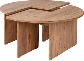 Τραπεζάκι Σαλονιού Πεύκο Atlantic MOIRA 90x90x41