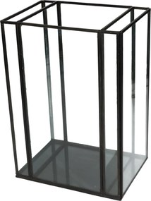 Κηροπήγιο ArteLibre Μαύρο Μέταλλο 18x13x26cm