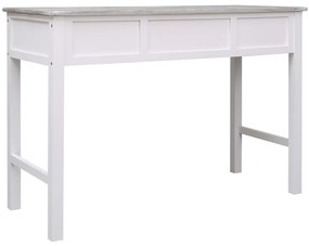 vidaXL Γραφείο Γκρι 110 x 45 x 76 εκ. Ξύλινο