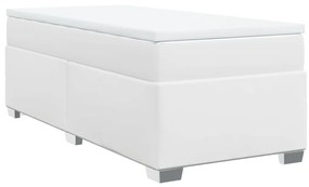 ΚΡΕΒΑΤΙ BOXSPRING ΜΕ ΣΤΡΩΜΑ ΛΕΥΚΟ 80 X 200 ΕΚ. ΣΥΝΘΕΤΙΚΟ ΔΕΡΜΑ 3285186