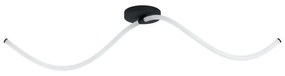 Φωτιστικό Οροφής-Πλαφονιέρα 39836 Banderillas Led Black-White Eglo Metal, Plastic