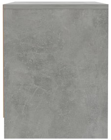 vidaXL Κομοδίνο Γκρι Σκυροδέματος 45x34x44,5 εκ. από Επεξεργ. Ξύλο