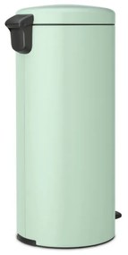 Κάδος με πεντάλ Brabantia NewIcon 1008851, 30 l, Εύκολο κλείσιμο, Αντιολισθητική βάση, Ανοιχτό πράσινο