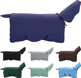 vidaXL Σαμάρι Ίππου Σκούρο μπλε Πολυεστέρας