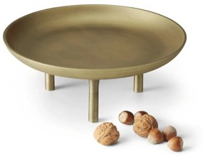 Διακοσμητικό Μπωλ Με Πόδι Lyon S 238042 23x10cm Gold Philippi Αλουμίνιο