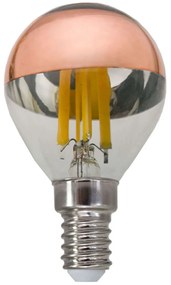 Λαμπτήρας Led BOVA5WWDIMRG Dim E14 620lm 5W 2700K Clear-Bronze Aca 5W Αλουμίνιο,Πέτρα