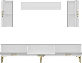 Stewehome Σετ μονάδας τηλεόρασης με ράφι 180x30x41 cm