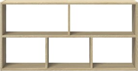 vidaXL Ράφι Τοίχου Sonoma Δρυς 100x25x50 εκ. Επεξεργασμένο Ξύλο
