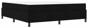 vidaXL Κρεβάτι με ελατήρια Μαύρο 180 x 200 cm