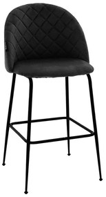 Σκαμπό Μπαρ Kudos 029-000200 49x47x94cm Black