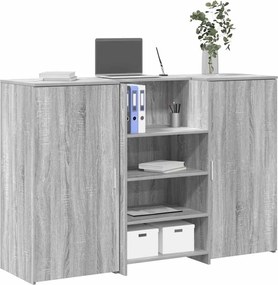 vidaXL Γραφείο υποδοχής 155x50x103,5 εκ. Επεξεργασμένο Ξύλο