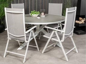 Σετ Τραπέζι και καρέκλες Dallas 2388, Polyξύλο, Ύφασμα, Μέταλλο | Epipla1.gr