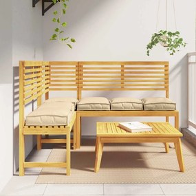 vidaXL Μαξιλάρι 6 pcs Μπεζ 40 x 40 x 8 εκ. Ύφασμα Όξφορντ