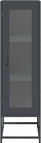 vidaXL Highboard Ανθρακί 36x39x123 cm Ατσάλι ψυχρής έλασης