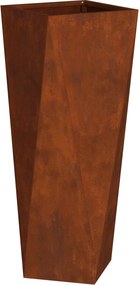 vidaXL Γλάστρα 2 pcs Σκ rusty 30 x 30 x 75 εκ