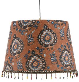 Φωτιστικό Οροφής Flourish Sienna CL50382 ø45xø55xH35 Orange-Multi MindTheGap Metal, Fabric