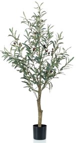 Emerald Δέντρο Ελιάς Τεχνητό σε Πλαστική Γλάστρα 115 εκ.