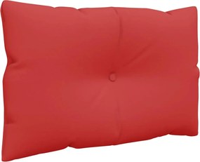 vidaXL Μαξιλάρια Παλέτας 3 τεμ. Κόκκινα Υφασμάτινα