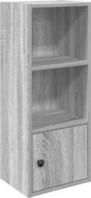vidaXL Βιβλιοθήκη Γκρι Sonoma 31x24x77 εκ. από Επεξεργ. Ξύλο