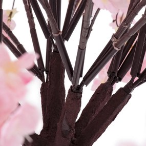 GloboStar® Artificial Garden PINK CHERRY BLOSSOM TREE 20359 Τεχνητό Διακοσμητικό Δέντρο Ροζ Άνθος Κερασιάς Υ140cm