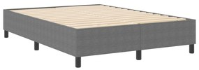 Κρεβάτι πλατφόρμα Ανοιχτό γκρι 160 x 200 cm ύφασμα