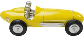 Διακοσμητικό Επιτραπέζιο Racing Car Κίτρινο 25,8x9,4x9 εκ. - Μαύρο