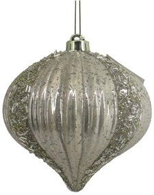 Χριστουγεννιάτικη Μπάλα Diamond 033018 15x15x15cm Champagne