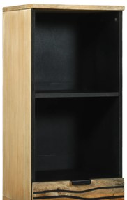 vidaXL Ντουλάπα Μπάνιου 38x33.5x160 εκ. από μασίφ ξύλο Μάνγκο