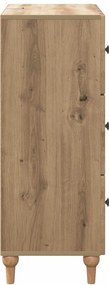 vidaXL Ντουλάπι με Συρτάρια 66 x 34,5 x 90 εκ Επεξεργασμένο Ξύλο