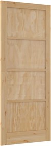 vidaXL Εσωτερική Πόρτα Φυσικό 86 x 211 cm Κόντρα πλακέ