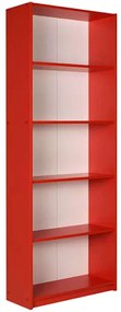 Βιβλιοθήκη Max 0080403 58x23x170cm Red
