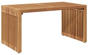 vidaXL Τραπεζάκι Κήπου 70x37.5x35.5 εκ Μασίφ Ξύλο Teak